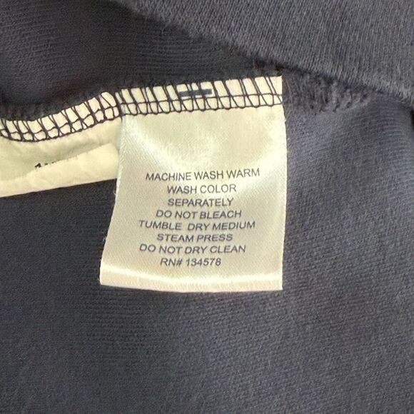 Vineyard Vines Quarter Zip Navy Blue Long Sleeve Midweight Pullover - Virginia S - Picture 8 of 8